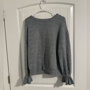 Erin + Ali aqua blue pullover long sleeve sweater size medium